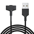 Black smart watch magnetic charging cable 1m for Fitbit Ionic and Alta HR
