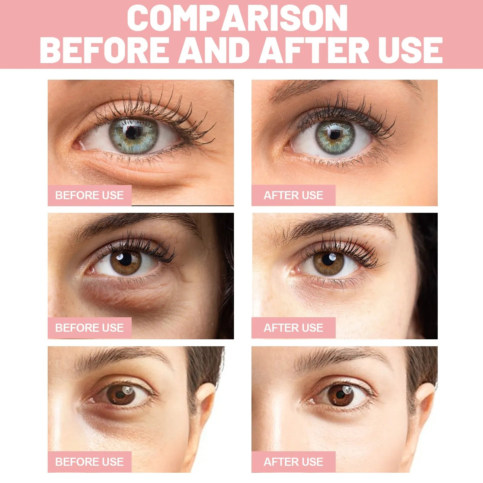 60 pairs of under eye patches with retinol and peptides for wrinkle fading and dark circles