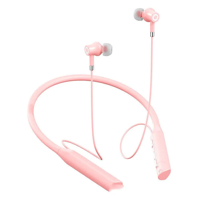 Wireless Bluetooth neck-worn sports headset in Extreme Edition cool black with magnetic suction earbuds