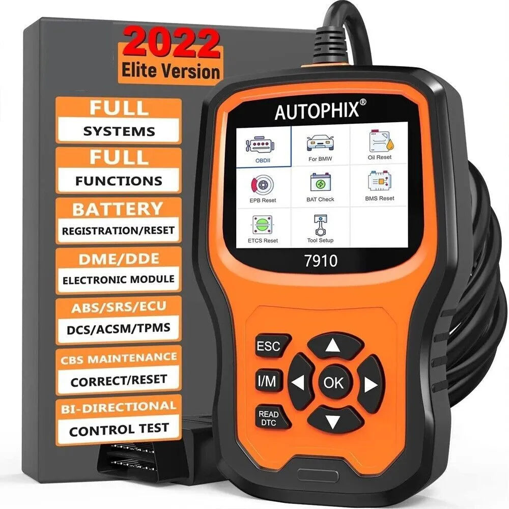 Autophix 7910 BMW full system OBD2 diagnostic scanner and coding tool