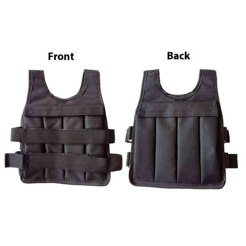Children's adjustable weight-bearing sand vest in voile material with multiple height and load options
