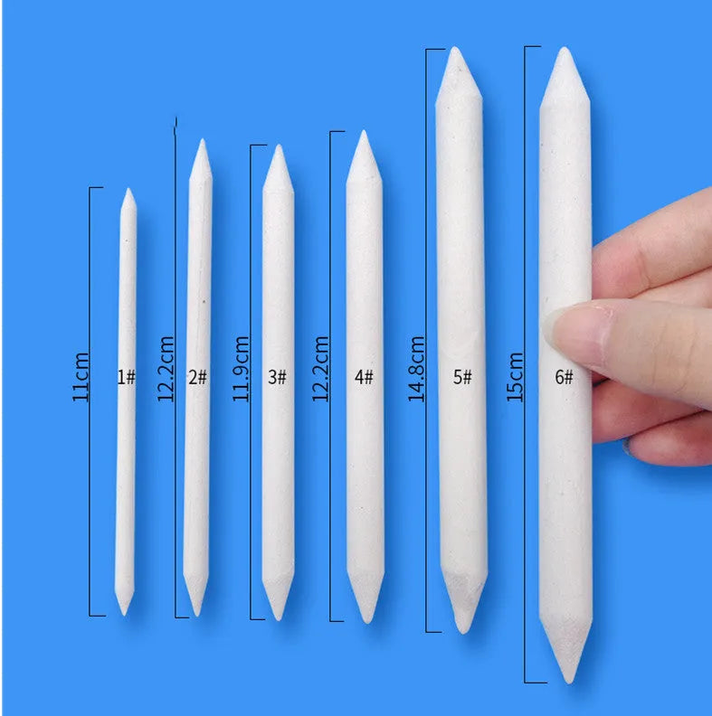 Rice paper eraser pen stick for art sketching and correction on paper, shown on a surface