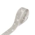Self-adhesive glass water drill strips for clothing and shoes in white and AB colour
