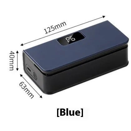 Small white or blue handheld plastic bag sealing machine with modern design