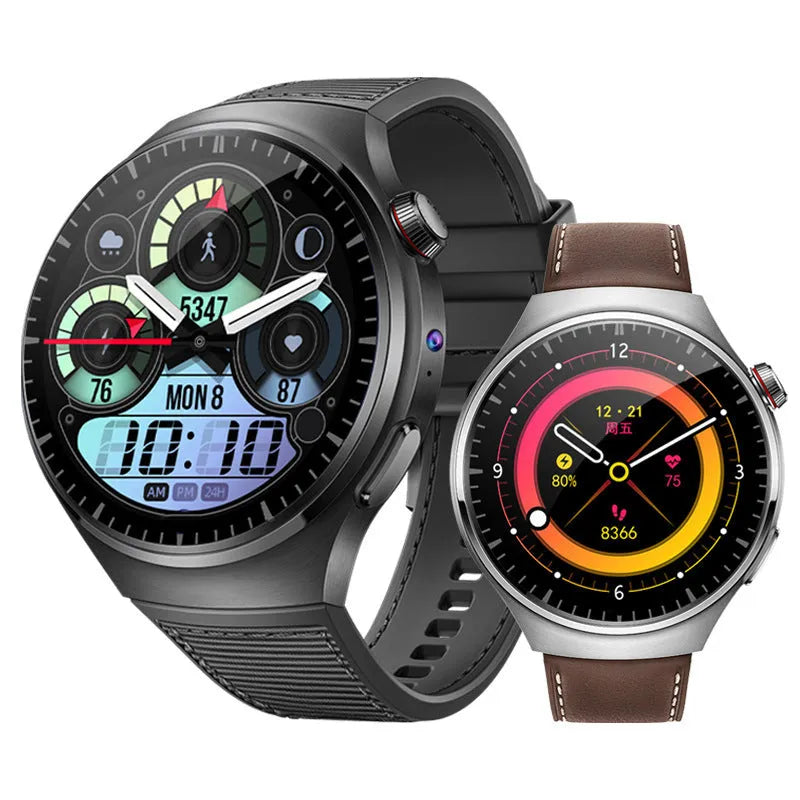 B14 smart watch with AMOLED screen, Bluetooth calling and health monitoring, in black or silver