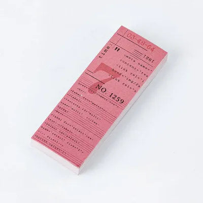 Creative Vintage Writable Pad City Notes notebook with 100 pages, small size 40mm x 80mm, Gift Shop cover design, in opp bag