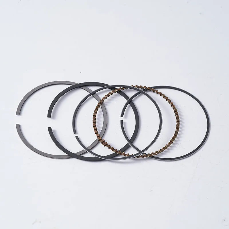 Motorcycle engine piston kit with aluminium piston for 57.4mm cylinder