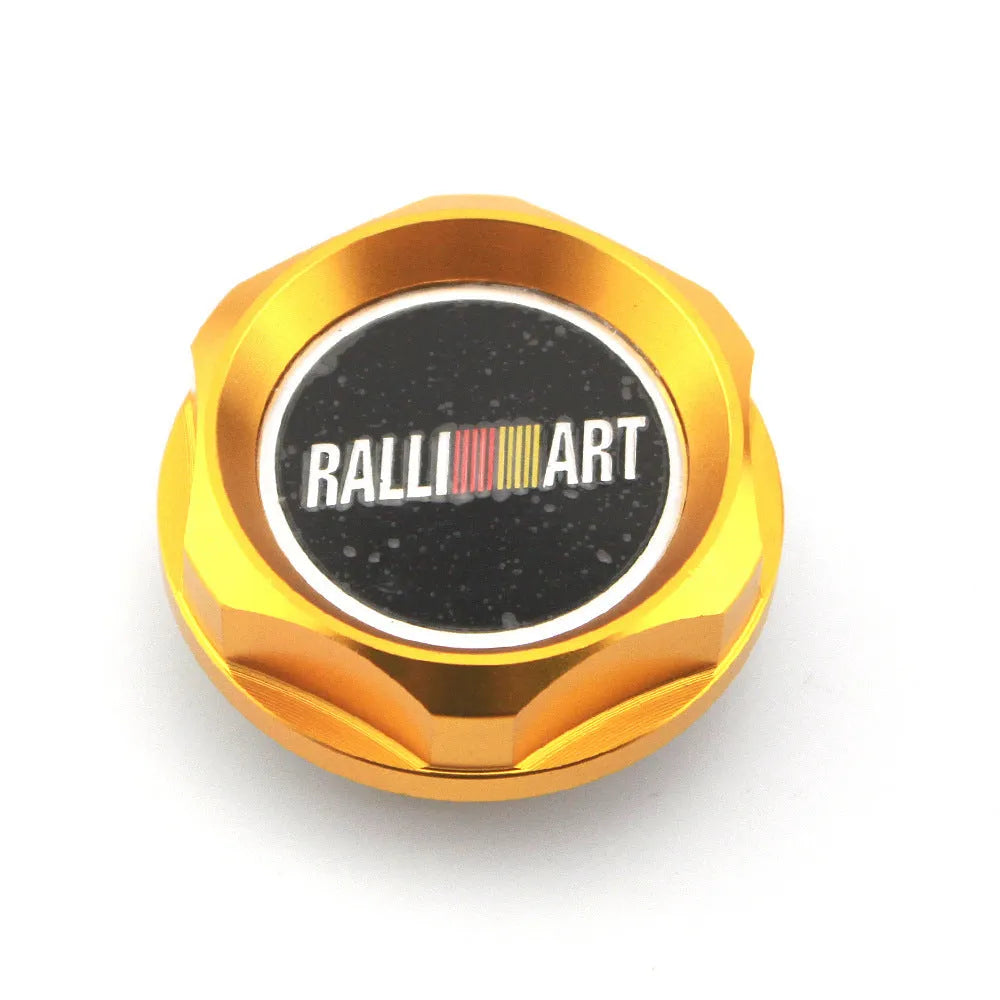 Aluminium alloy oil filter cap for Mitsubishi cars in six colour options.