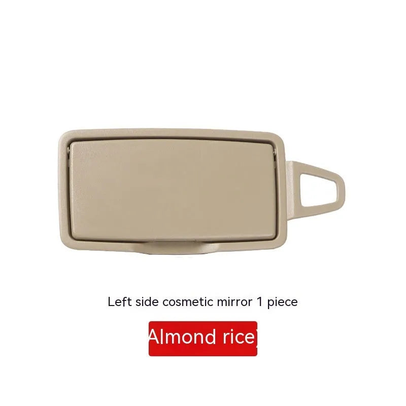 Mercedes GLE class black sun visor cosmetic mirror replacement cover measuring 215mm by 95mm.