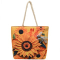 Soft horizontal square canvas shoulder bag in cotton and linen with double straps and open outer pocket.