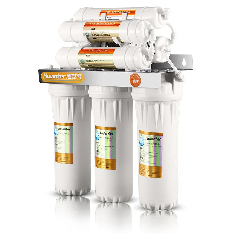 White plastic water purifier filter element for household tap water filtration