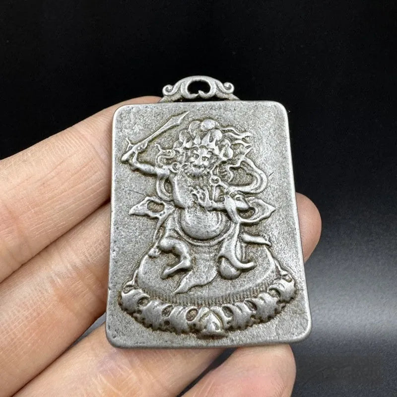 Iron pendant hanging ornament with Chinese style Yamantaka design