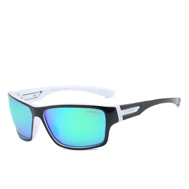 Sports polarized sunglasses with resin lens for cycling and fishing, adult unisex fit, six colour options