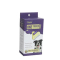 Dog grooming comb with stainless steel blade, available in 7.5cm or 10cm, plastic TPR handle, olive green large option