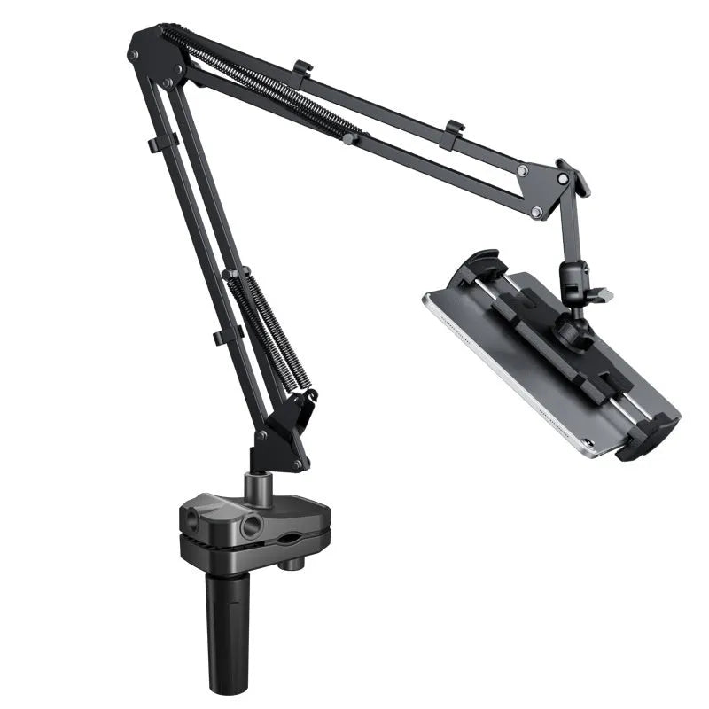 Metal cantilever bracket bedside table with mobile phone holder, J2N2 standard model with four clips
