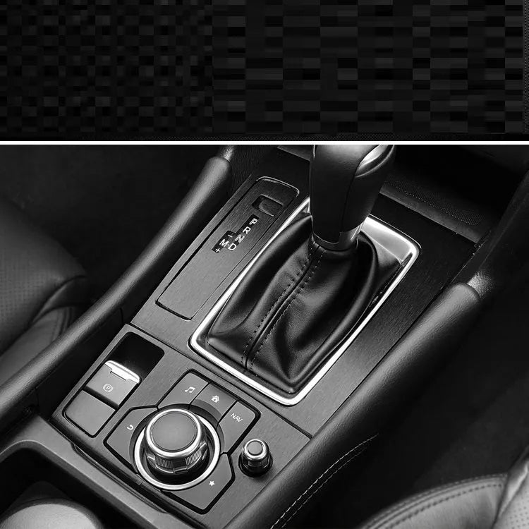 Unksera car interior decorative film sticker kit for centre console and instrument panel application.