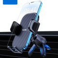 TOPKD46 universal car phone holder with suction cup mount showing multiple bracket styles