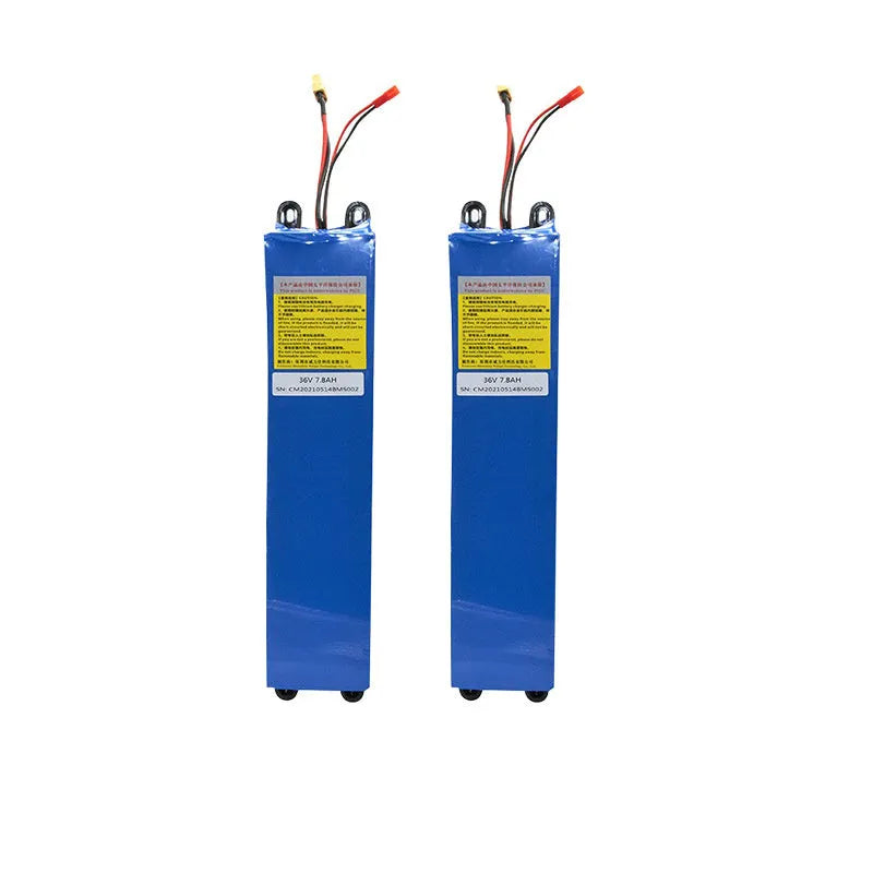 36V lithium battery pack for electric scooter replacement in three capacity options.