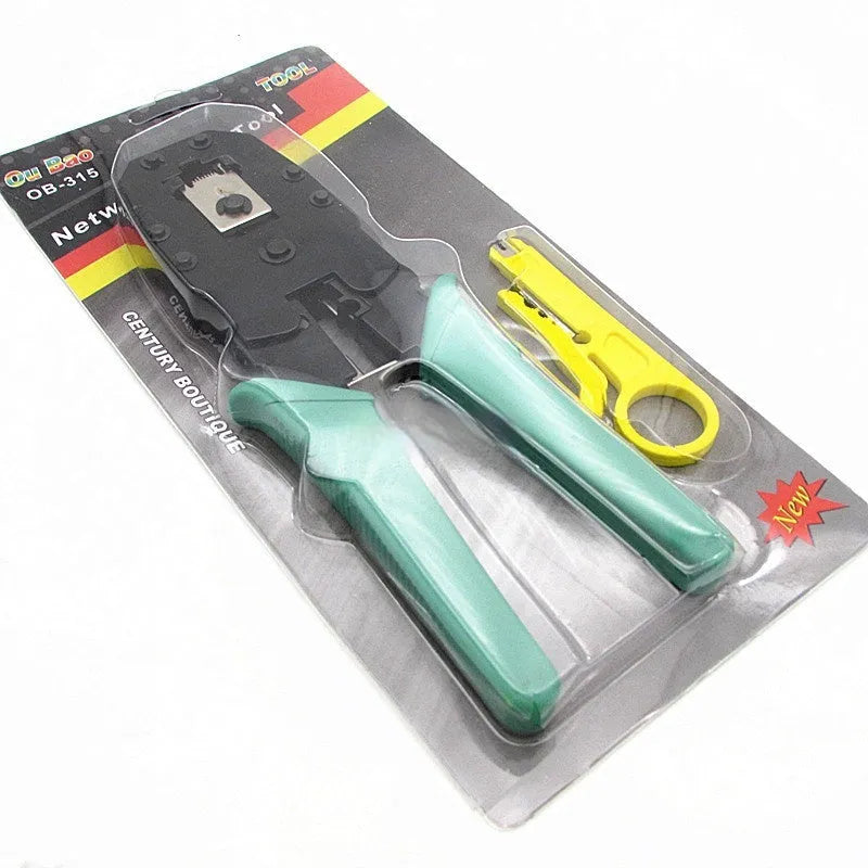 SZ-315 network cable crimping pliers with rubber handles measuring 160mm length