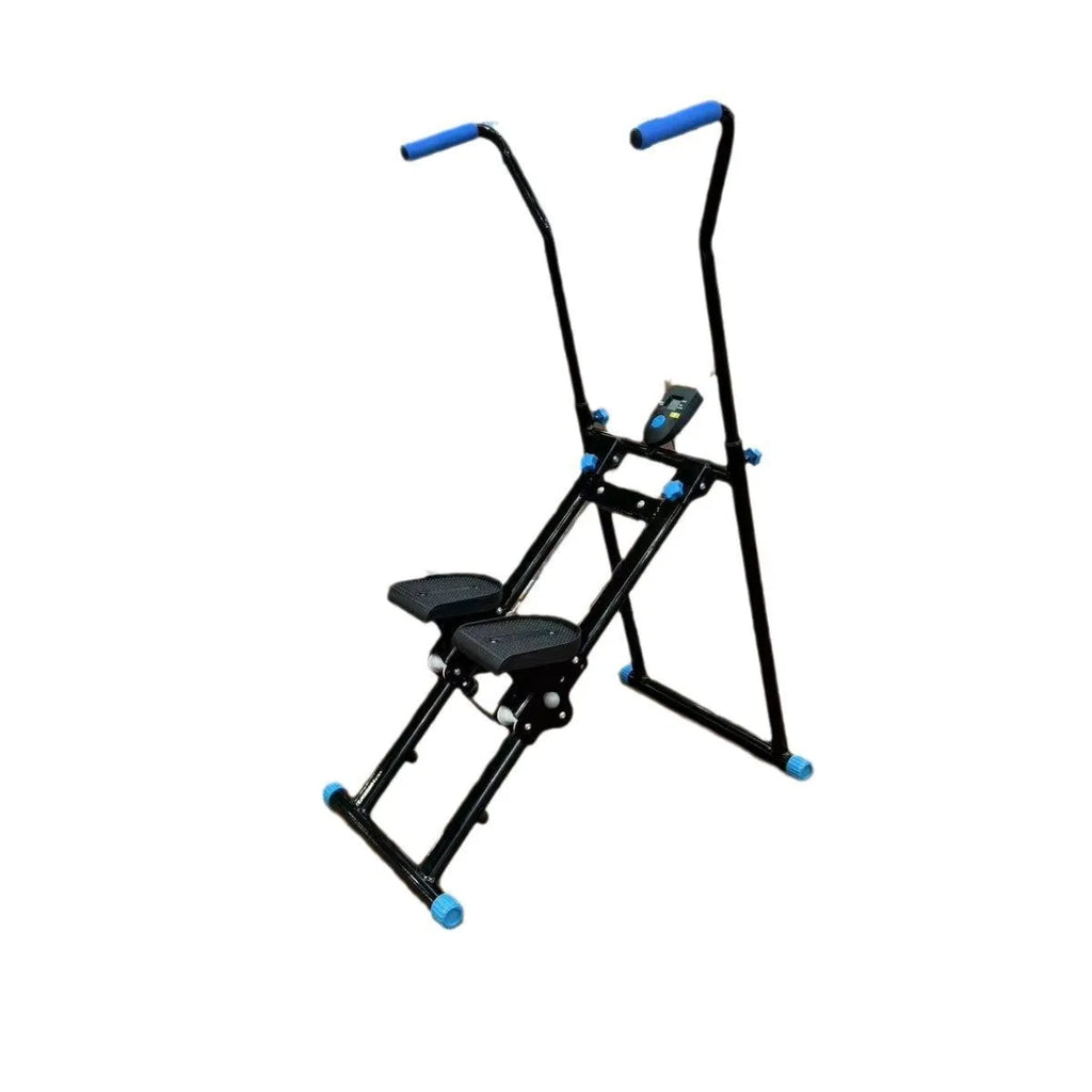 Starlight White foldable indoor treadmill and climbing frame fitness machine
