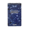 Spiral-bound waterproof office notepad with PP cover and stone paper pages in camouflage pattern