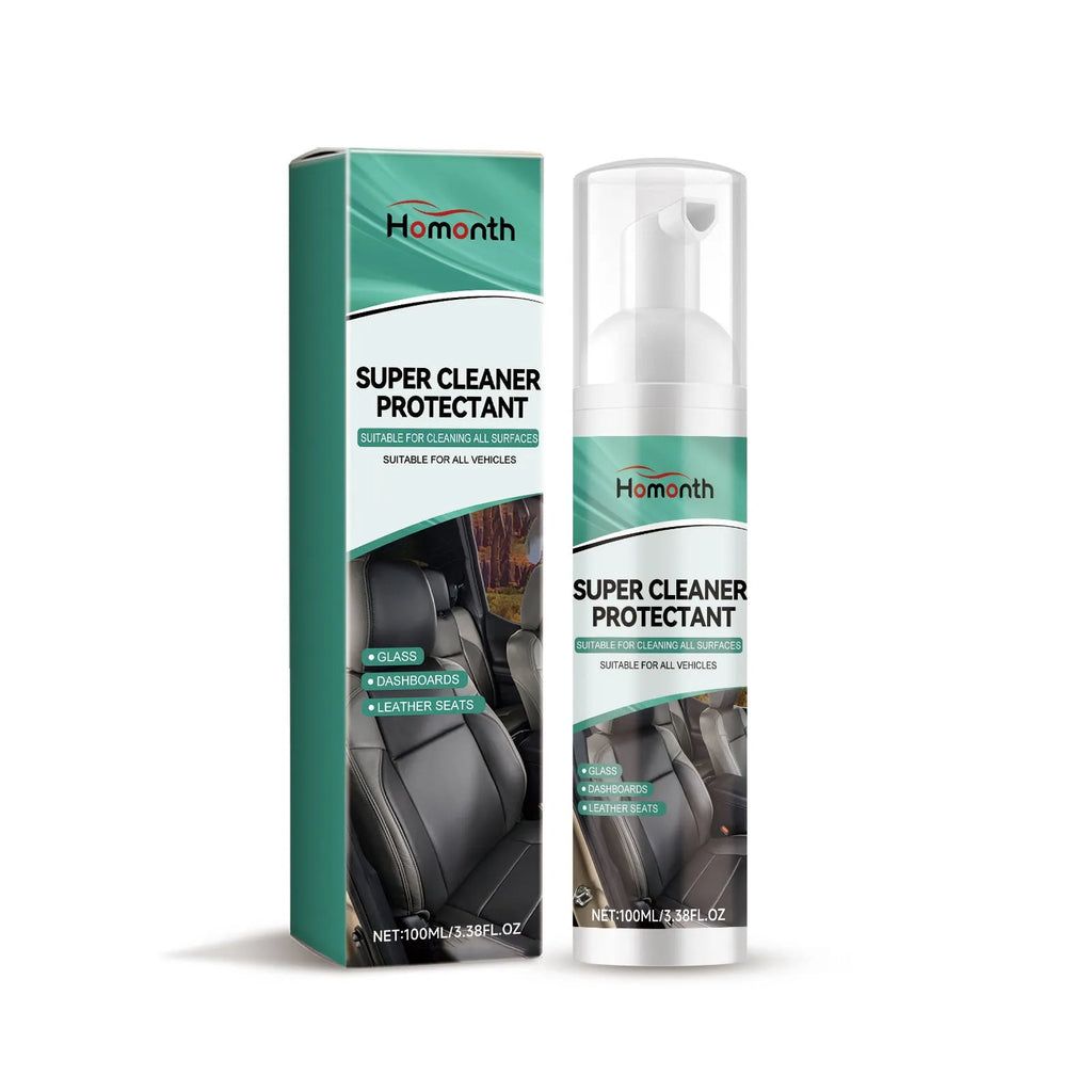 Multifunctional car seat cleaner 100ml in a compact bottle, decontamination and maintenance agent for fabric upholstery