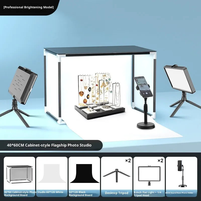 Large LED studio softbox light, 40x60cm cabinet-style panel for photography and video studio use