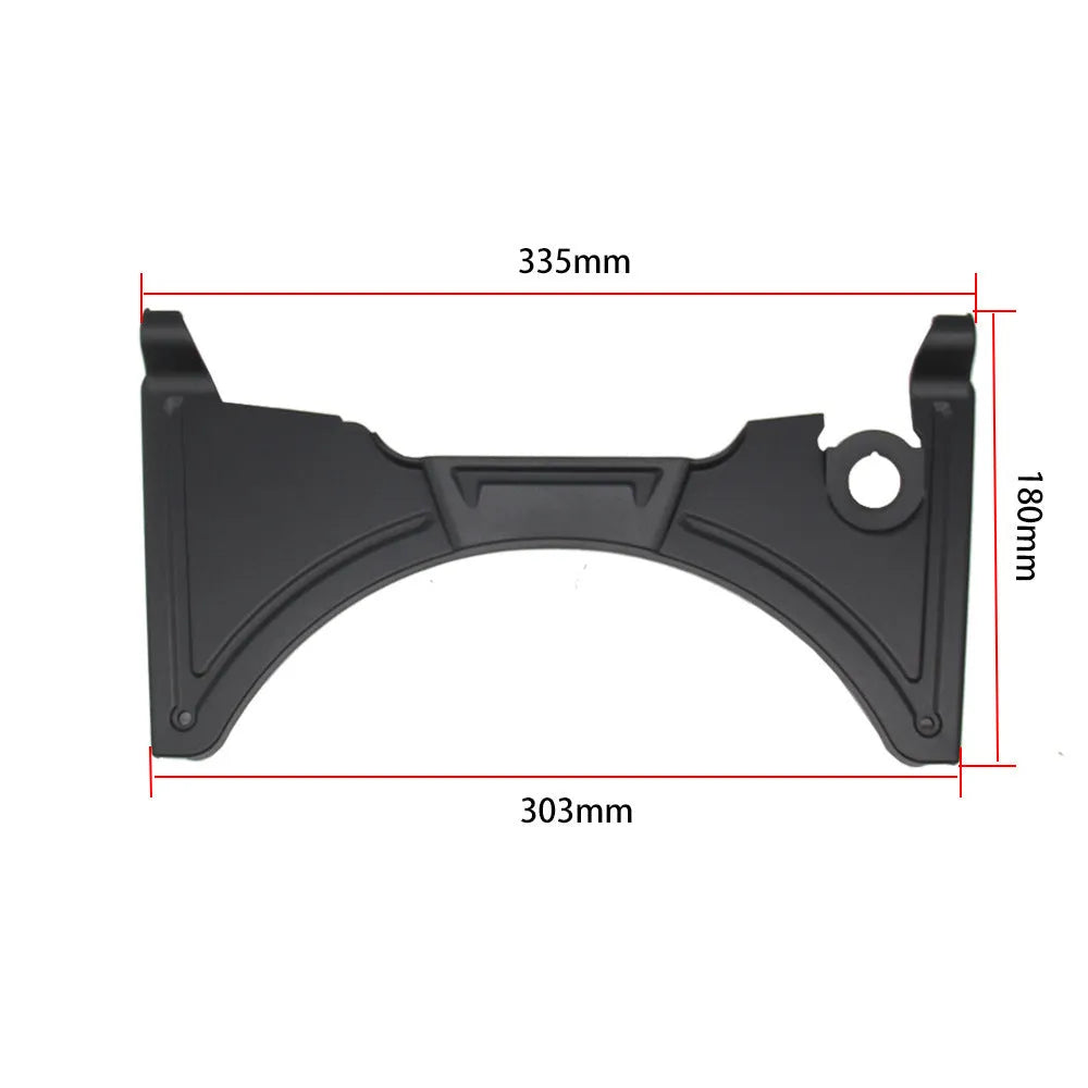 Gloss black ABS plastic cockpit fairing for BMW R1250GS motorcycle, model MO-CH003