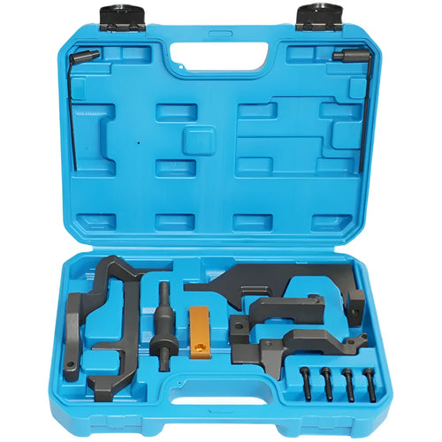 Blue alloy mini car repair tool set for BMW Peugeot engine maintenance