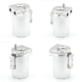 Aluminium alloy car engine oil breather pot in red, blue, black or silver for universal vehicle modification