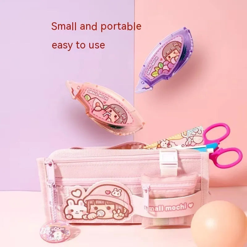High viscosity dotting glue in a cute plastic bottle on a card, available in peach, lemon, blueberry, butter, and grape juice colours.