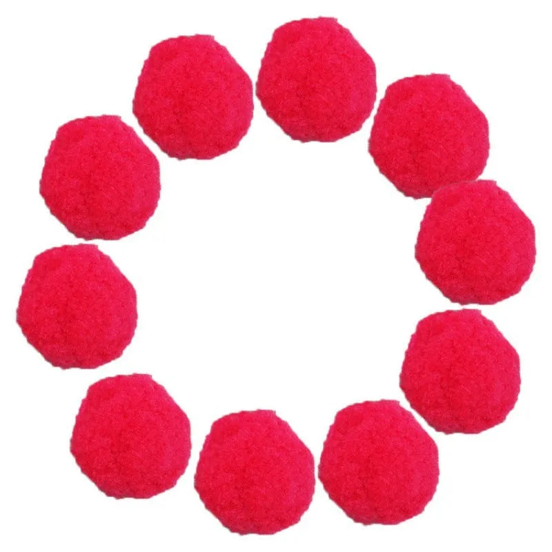 Reusable water polo outdoor toy balls, 5cm polypropylene, shown in ten colours