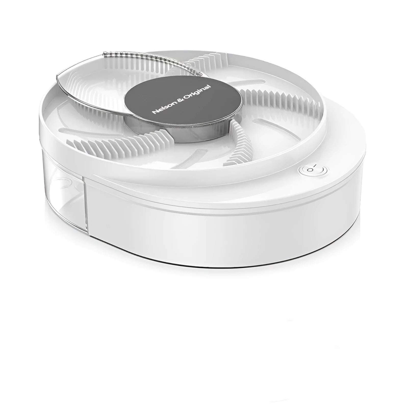 Electric fly catcher machine in black or white with plug-in and rechargeable options for household insect control