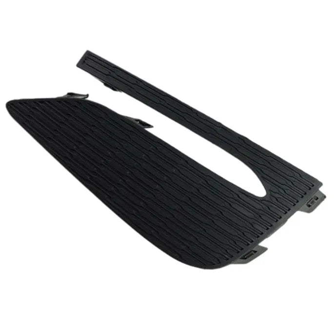 Black front fog lamp frame grille cover pair for Chevrolet Cruze 2016-2018, PC and PP trim