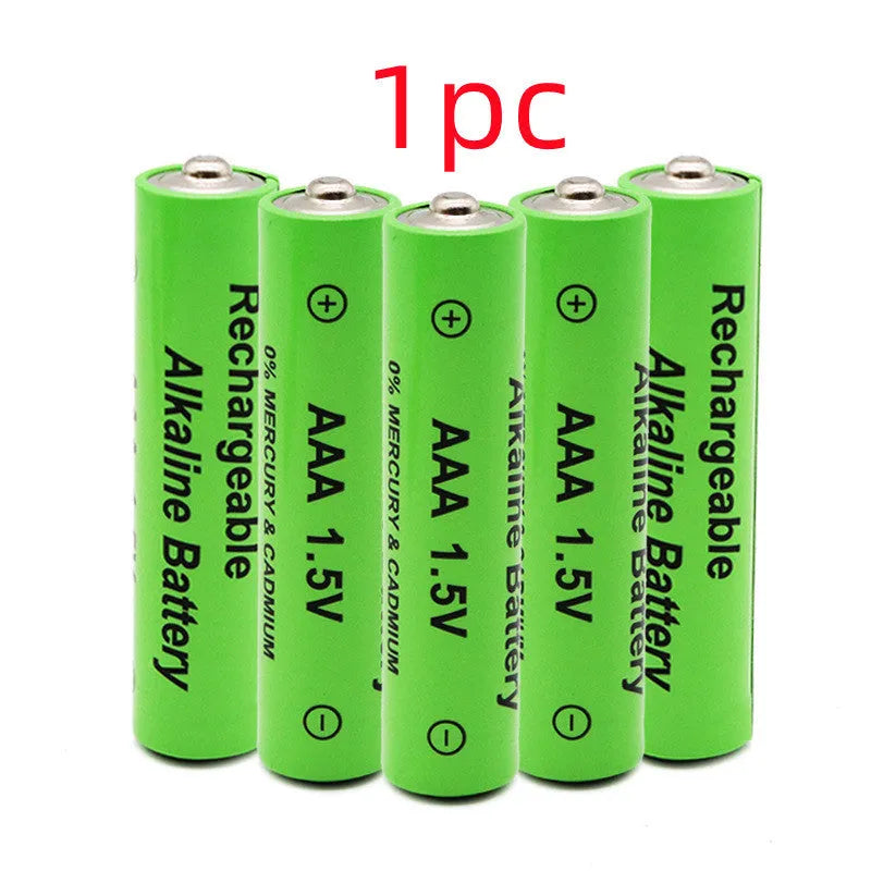 AA alkaline rechargeable battery with 3000mAh capacity and 1000 cycle rating.