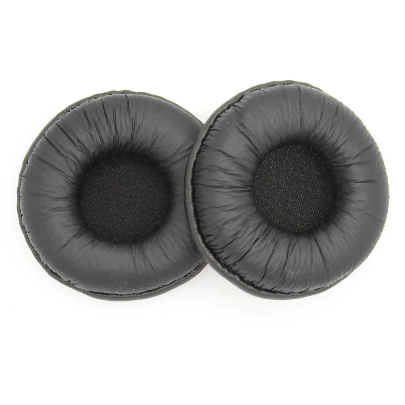Sennheiser PX100 PX200 PX100-II earphone sleeves foam cover set with black frog leather earmuffs and head beam