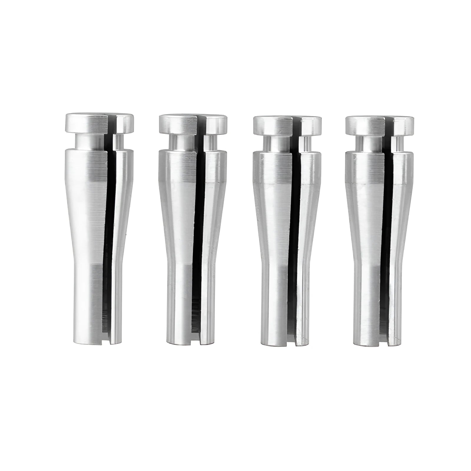 Silver aluminium car lock cable repair kit with four parts for Ford F150 F250 F350 cab rear latch