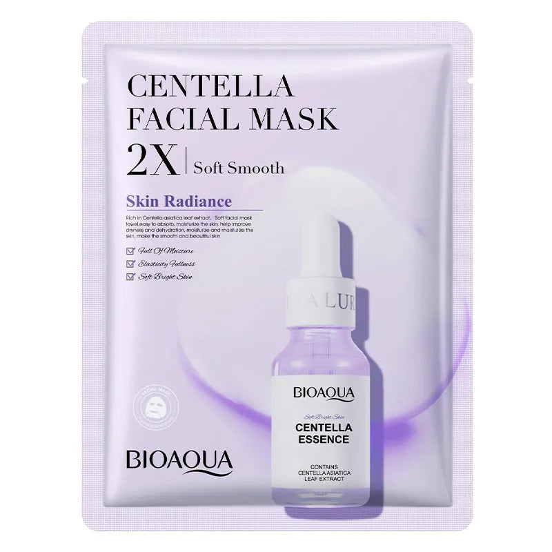 Collagen and hyaluronic acid face sheet mask set with 30g gel formula