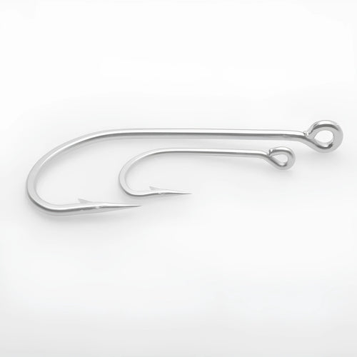 Alloy sea fishing hooks in multiple specifications for ocean boat fishing