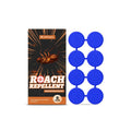 Cockroach bait paste tubes and adhesive backing pads for household pest control