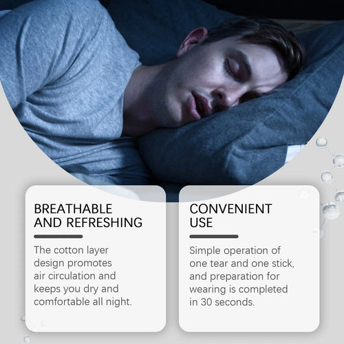 Pack of 30 anti-snoring adhesive nose patches on a white background.