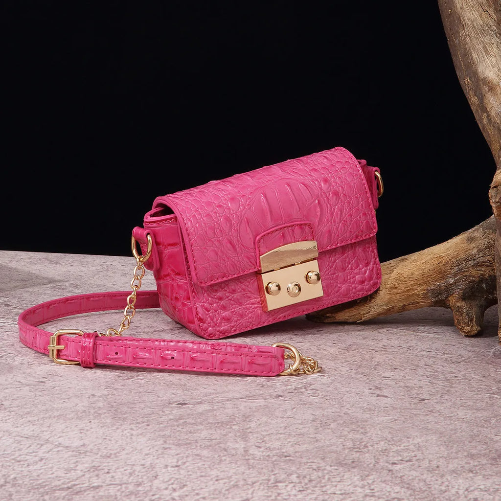 Retro crossbody one shoulder bag for women in multiple colours, PU leather material