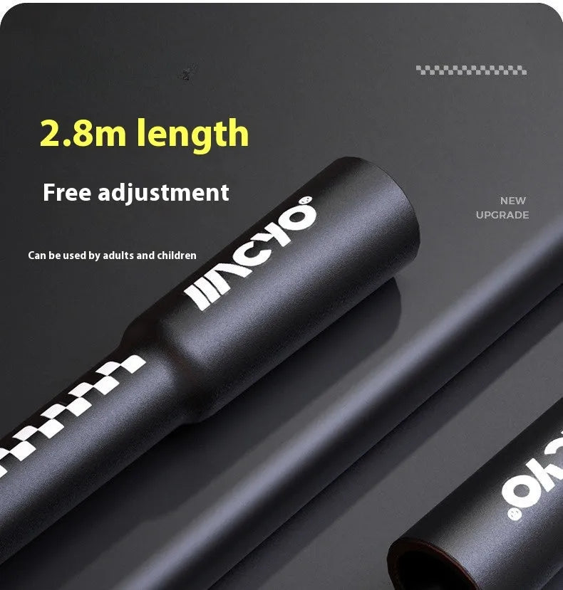 Fitness special skipping rope made of PVC in vibrant orange for physical exercise and cardio training