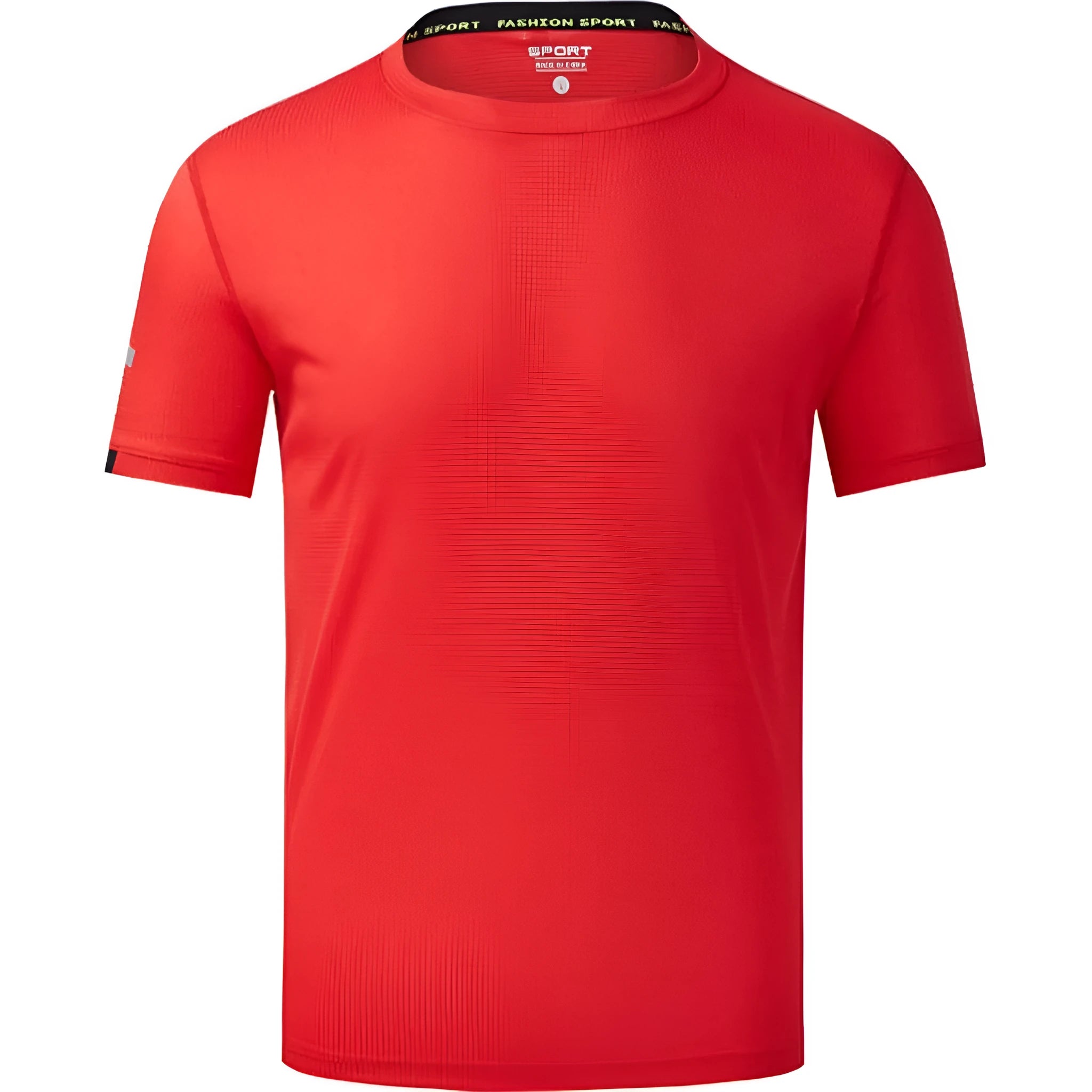 Men's solid colour quick-drying ice silk shirt with short sleeves for summer sports and leisure wear