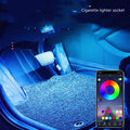 USB voice control music rhythm light for car interior atmosphere modification with 12V or 5V power options