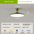 Modern Nordic style ceiling light with full spectrum eye protection technology in bedroom setting