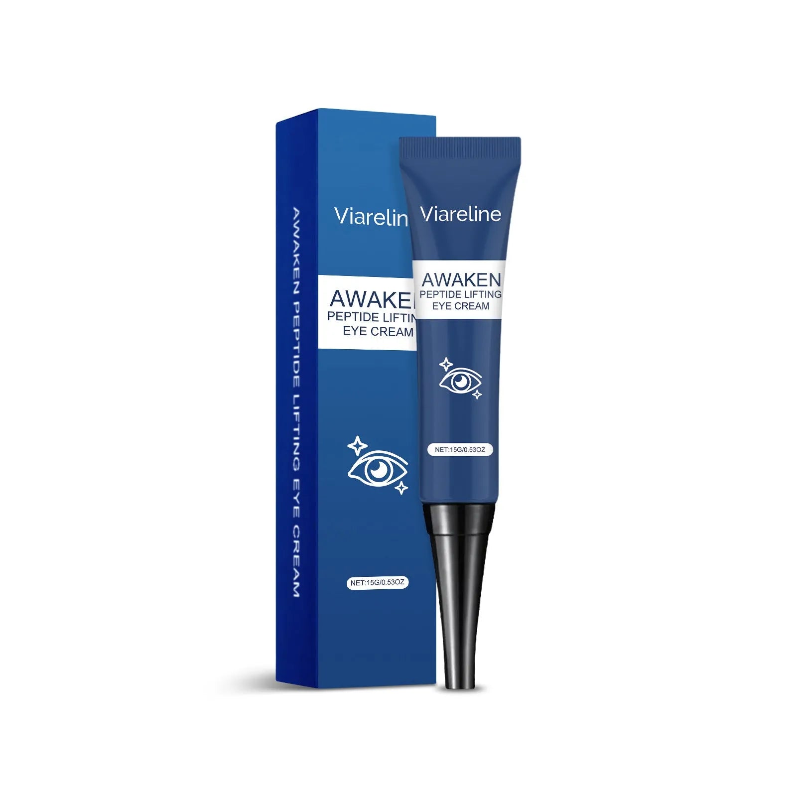 15g tube of Viareline collagen firming eye cream for the eye area