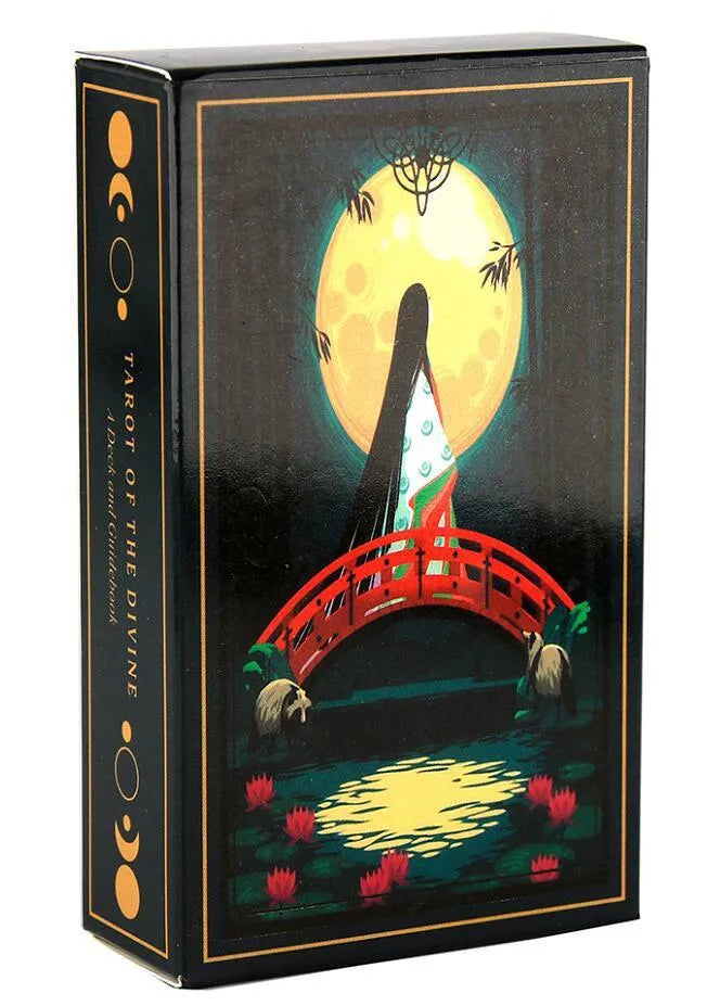 English tarot oracle card deck on coated paper with multiple colour style variants for youth community activities
