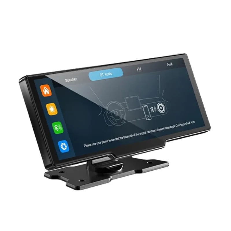 10.26-inch touch screen car navigation and dash cam with front and rear cameras
