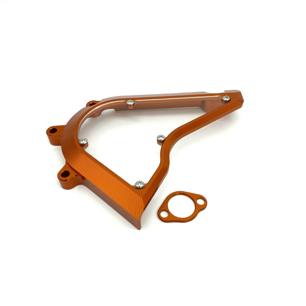 KTM motorcycle chain cover replacement part for Duke 250 390 models in black or orange